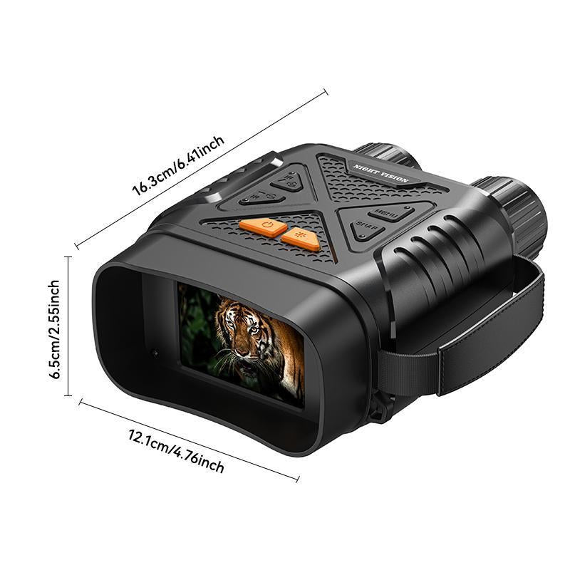 Portable Night Vision Binoculars with HD 10X Zoom & Infrared - Rechargeable, 2.8" Color Screen for Hunting, Wildlife Observation & Outdoor Adventures